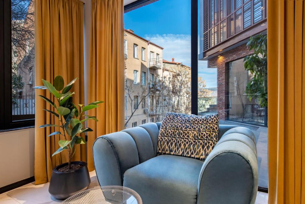 Posezení v ubytování Barnovi Boutique Hotel
