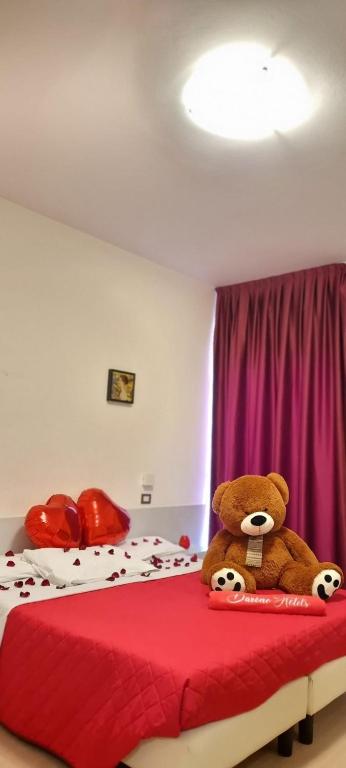 Postel nebo postele na pokoji v ubytování Hotel Morolli