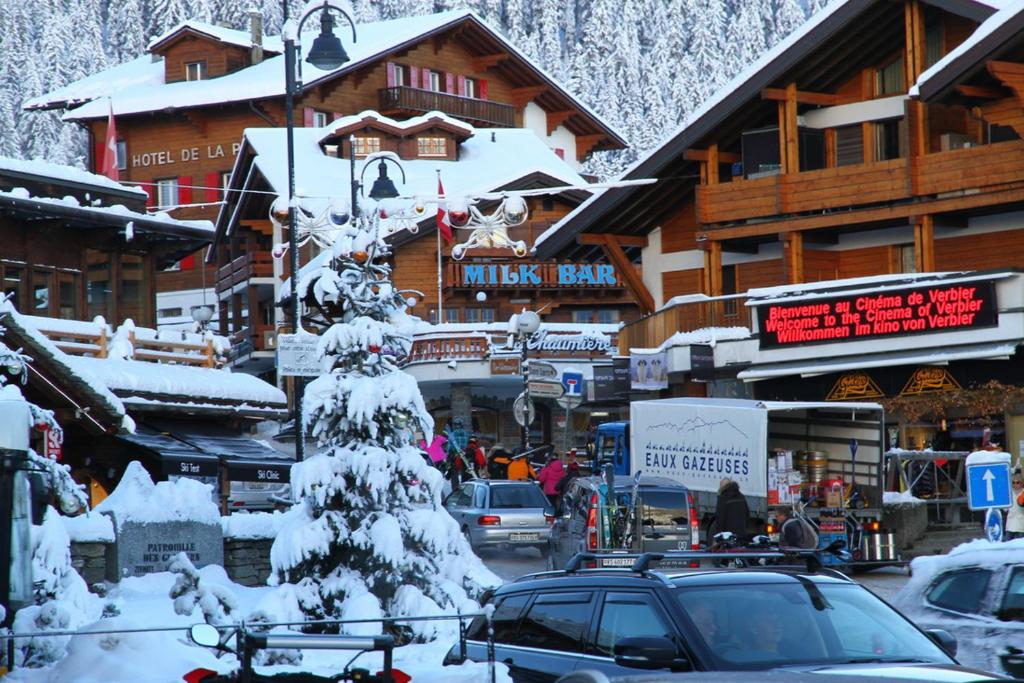 Ski-in, Chalet-style appt Central Verbier - 1 Min Walk to Lift v zimě