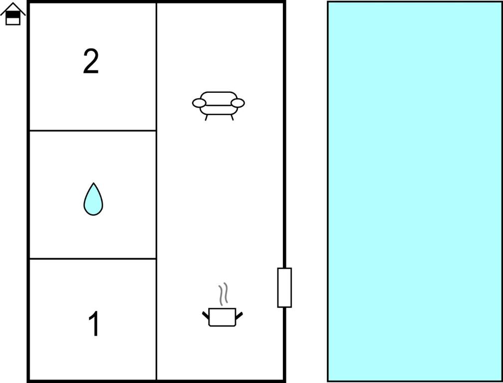 The floor plan of Casa 86 F