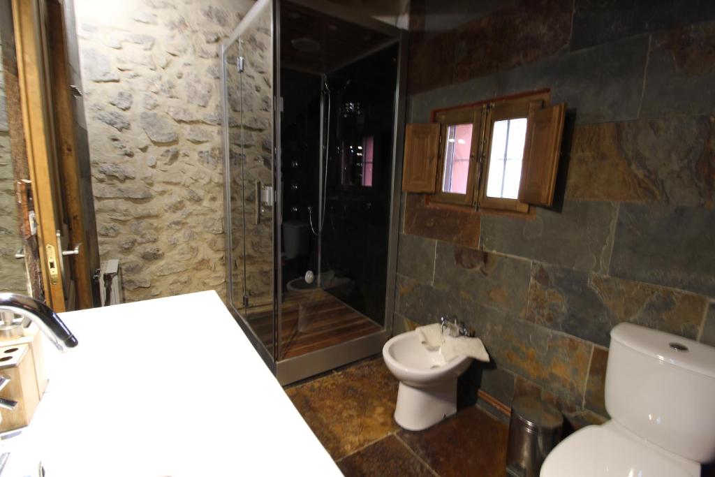 A bathroom at Finca Heredad La Boquilla