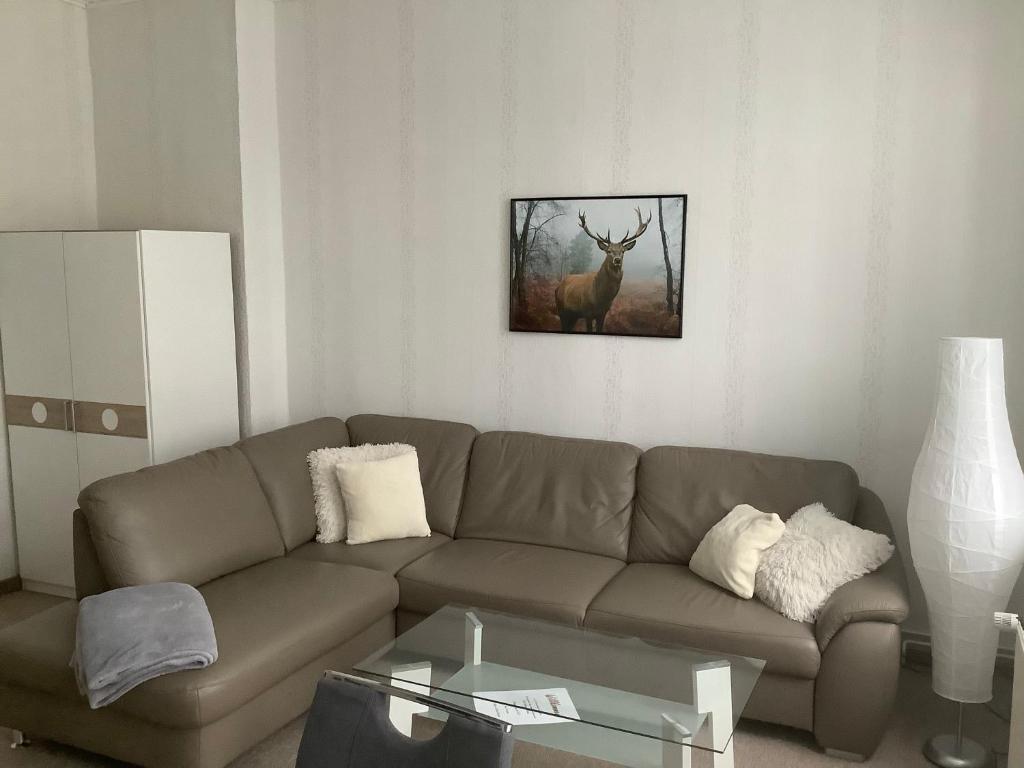 Posezení v ubytování Ferienhaus Schuster