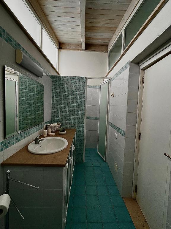 Kúpeľňa v ubytovaní villa Dimora Arnesano