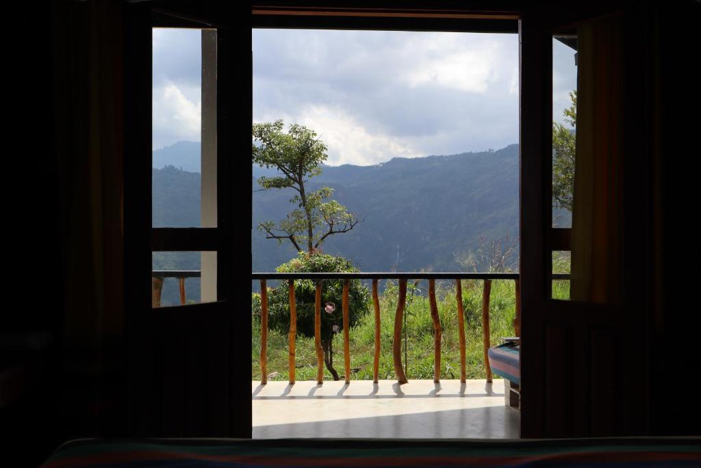 Nespecifikovaný výhled na hory nebo výhled na hory při pohledu z bed and breakfast