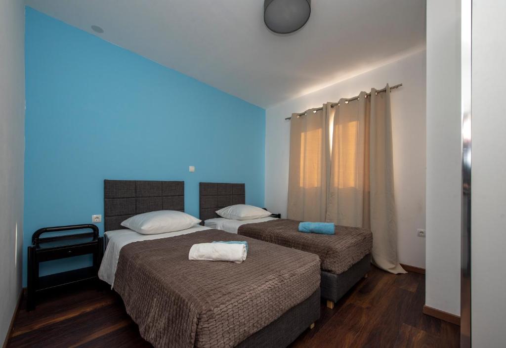 Posteľ alebo postele v izbe v ubytovaní Villa View Jasna