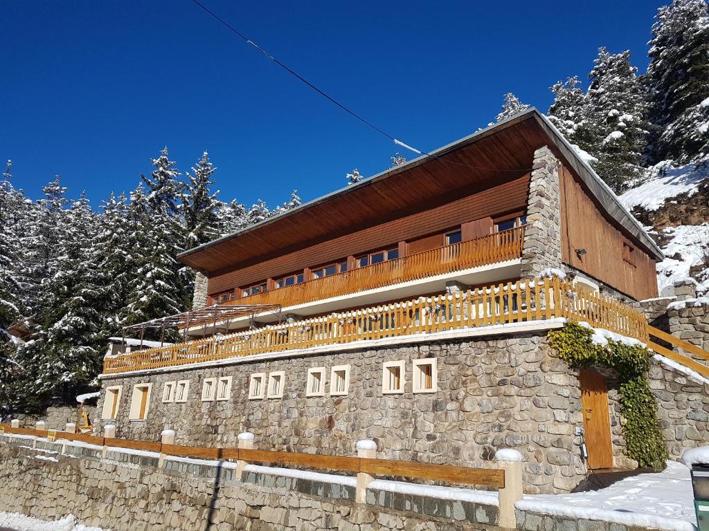 
Chambres d'hôtes Le Grand Chalet during the winter

