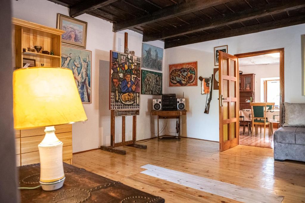 Posezení v ubytování Guest house Gornji Ceklin