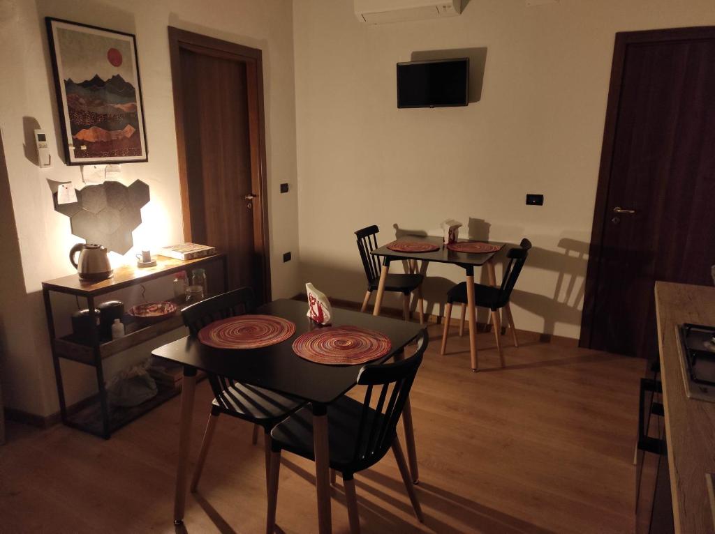 TV a/nebo společenská místnost v ubytování Al Castello