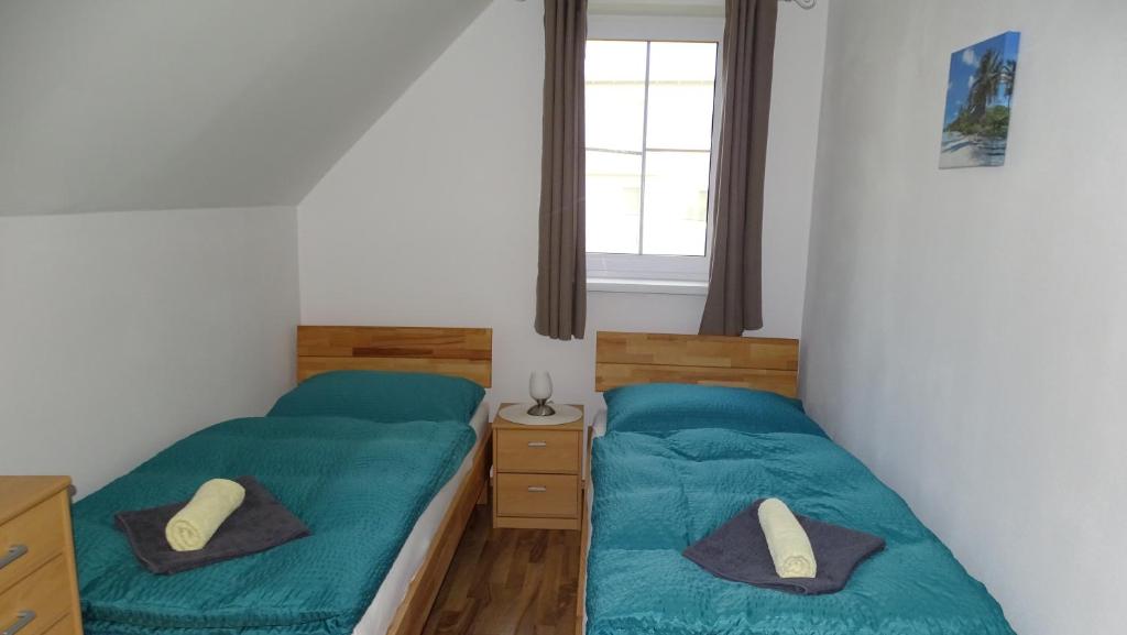 Postel nebo postele na pokoji v ubytování Kimy home