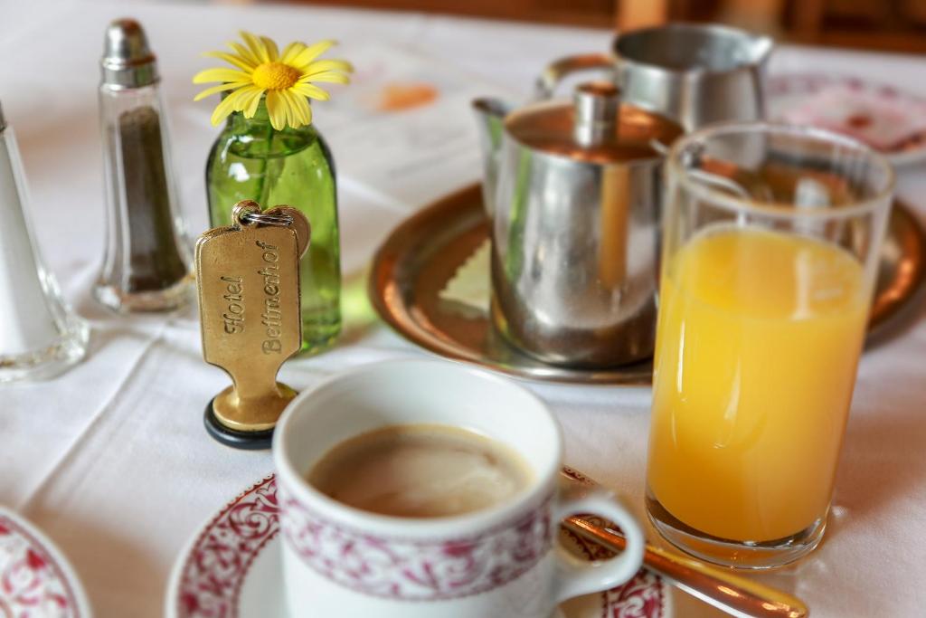 Nápoje v ubytování Hotel Bettmerhof