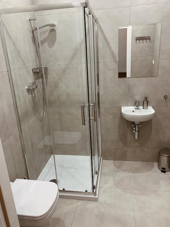 Kúpeľňa v ubytovaní Noclegi Comfort - Self Check-in 24h