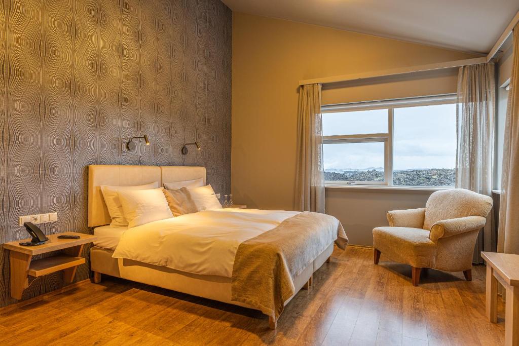 Postel nebo postele na pokoji v ubytování Northern Light Inn