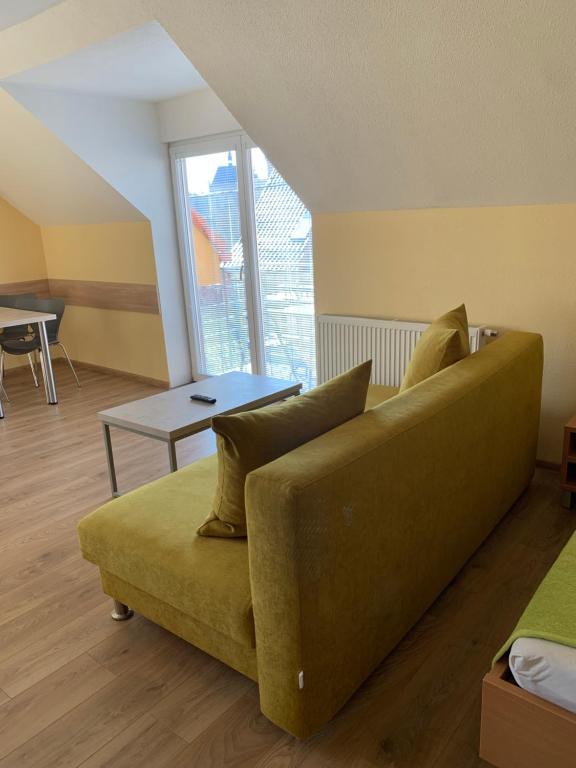 Posezení v ubytování Apartmany Hujer