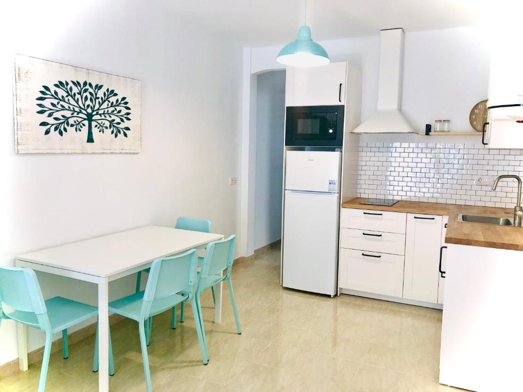 Kuchyňa alebo kuchynka v ubytovaní Apartamentos Cruz Granada