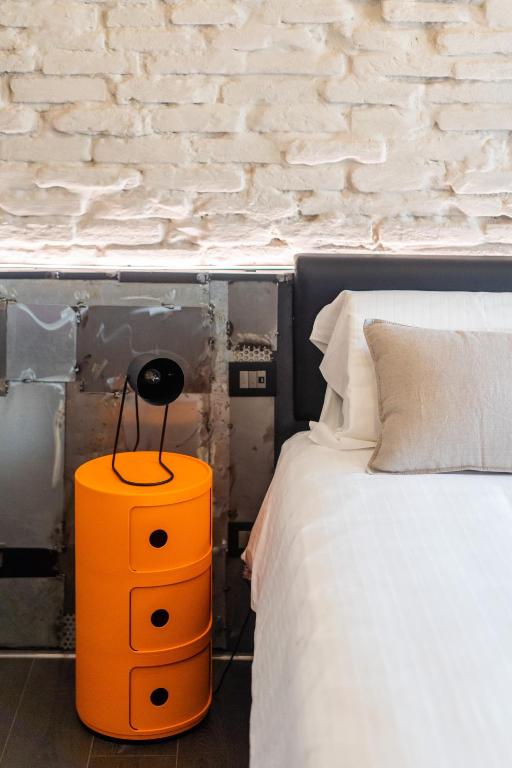 Postel nebo postele na pokoji v ubytování Casa Babbuino