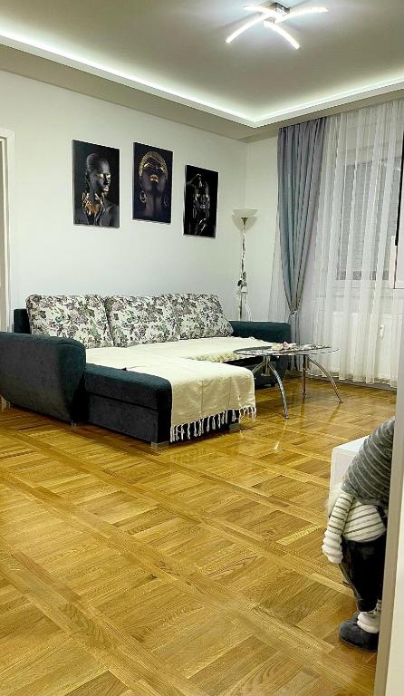 Postel nebo postele na pokoji v ubytování Apartman MDB