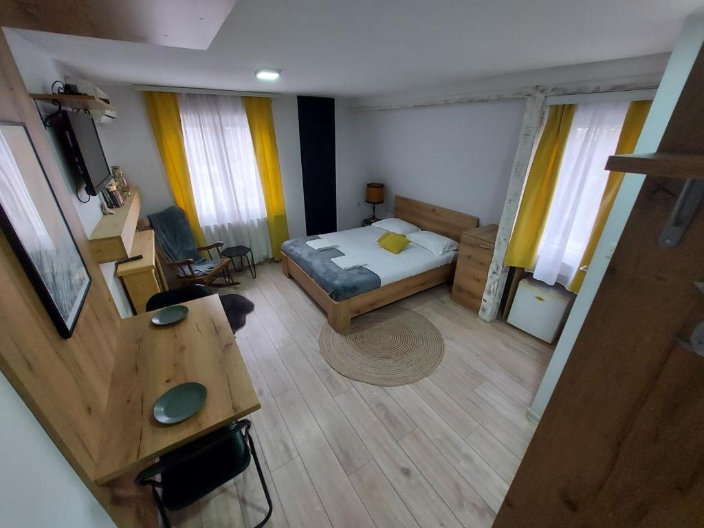 Krevet ili kreveti u jedinici u okviru objekta Family apartments