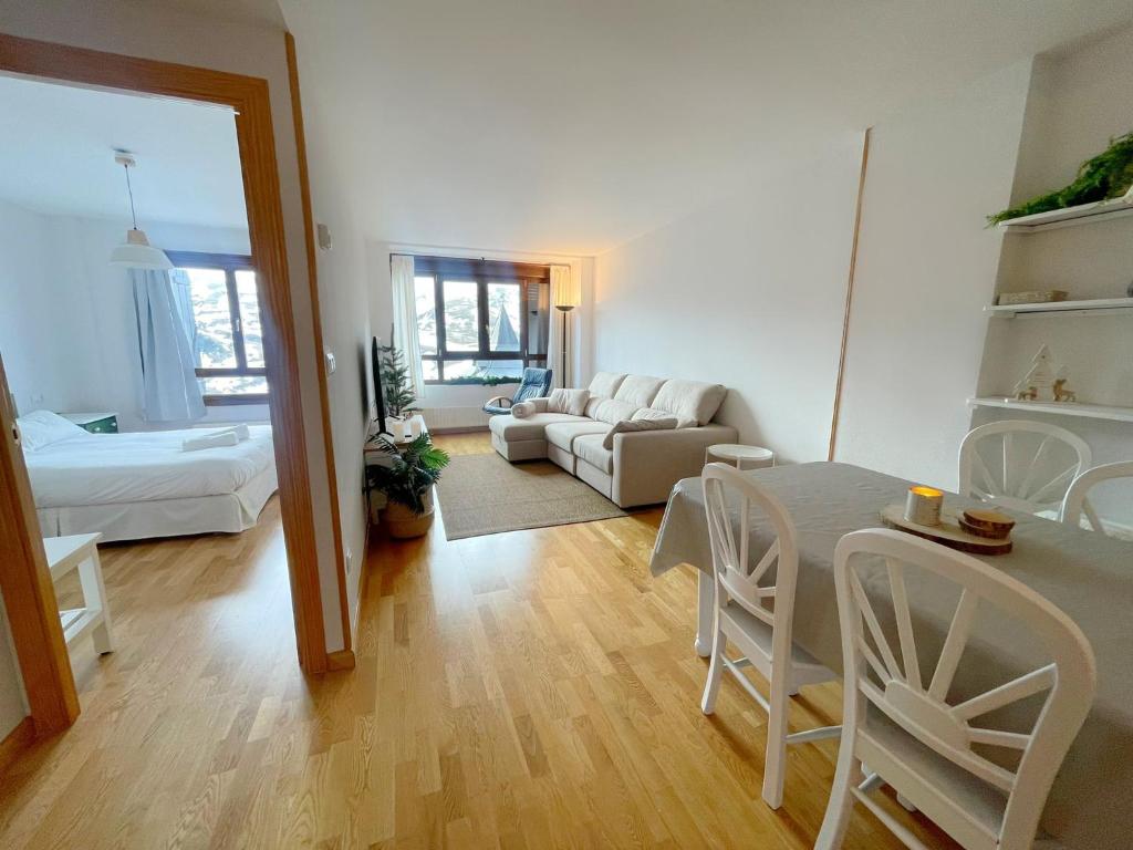 Postel nebo postele na pokoji v ubytování Apartamento *White Formigal*