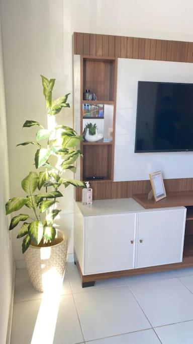 TV a/nebo společenská místnost v ubytování Brisas do Lago