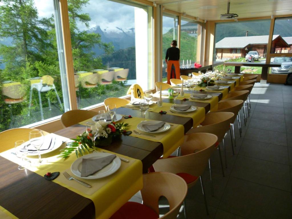 Restaurace v ubytování Berggasthaus Wasenalp