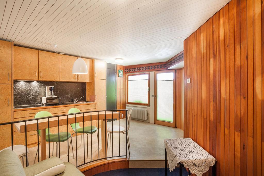Kuchyň nebo kuchyňský kout v ubytování Appartements Claudia