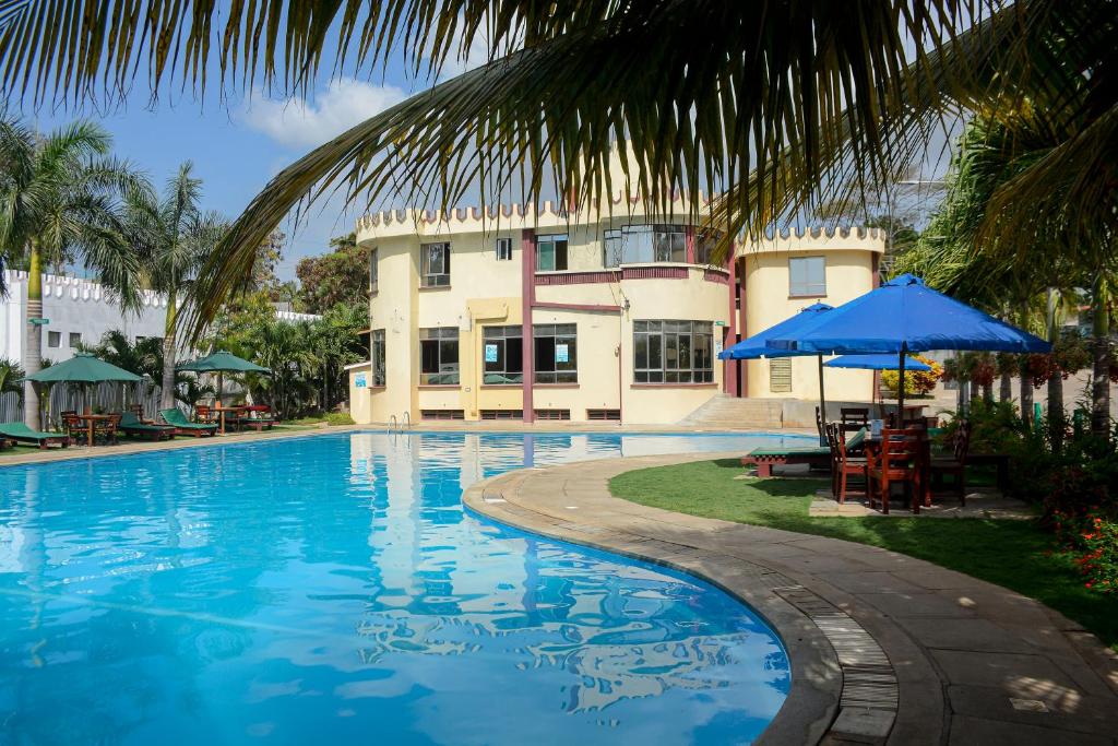 Swimmingpoolen hos eller tæt på sunset suswa apartment