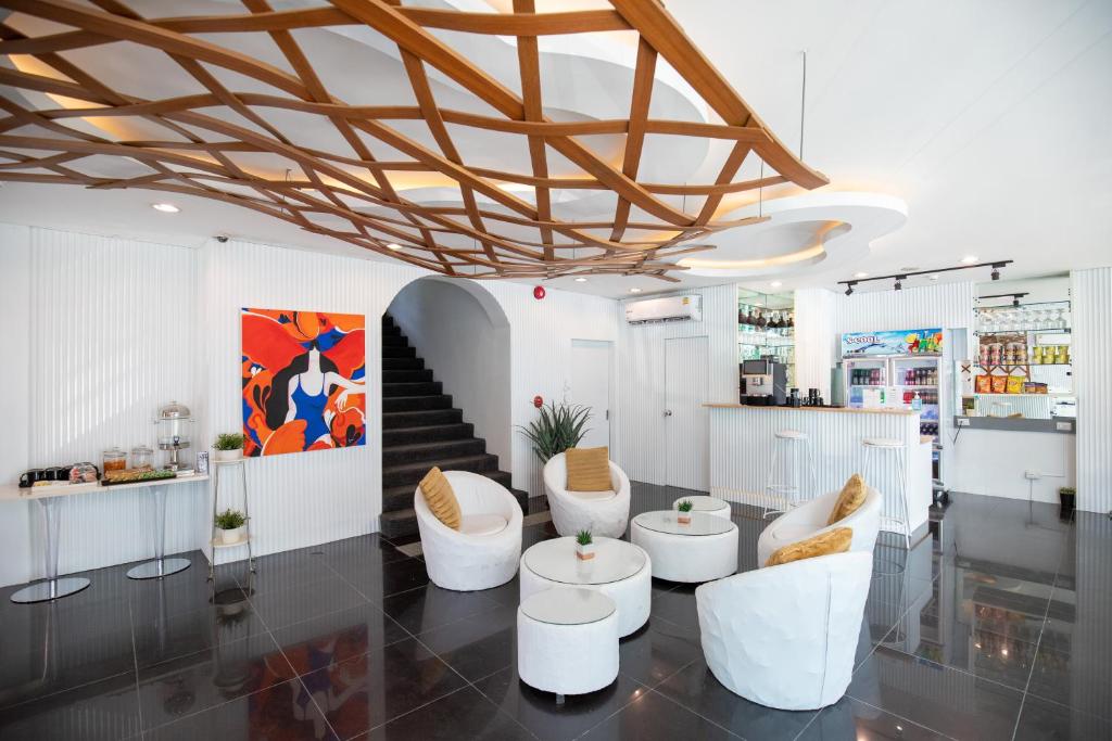 Posezení v ubytování Nimman Mai Design Hotel Chiang Mai