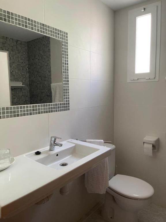 Kúpeľňa v ubytovaní Hostal CAN GALLU