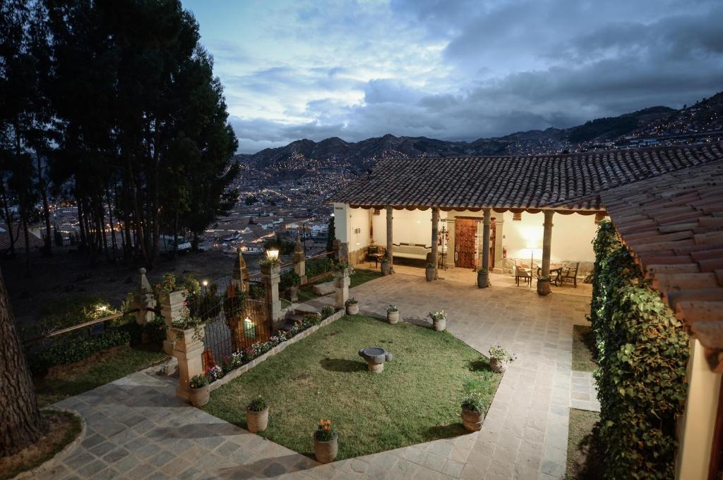 a large outdoor area with a large building at Palacio Manco Capac by Ananay Hotels in Cusco