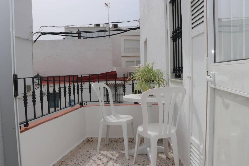 A balcony or terrace at Apartamento Cortes