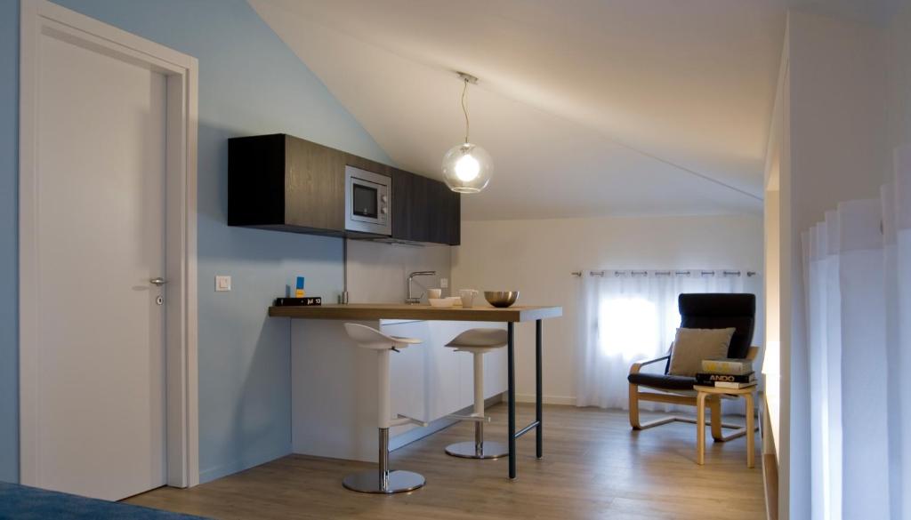 TV a/nebo společenská místnost v ubytování Hotel Oliva