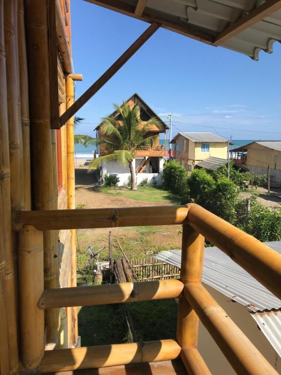 Balkón nebo terasa v ubytování Hostal Fara