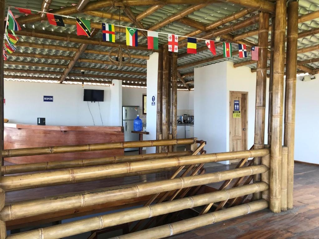 Lounge nebo bar v ubytování Hostal Fara