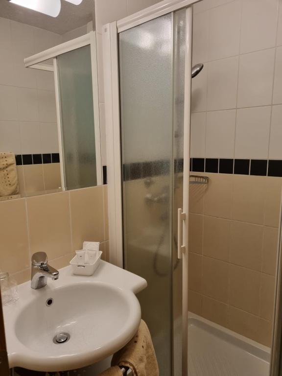 Koupelna v ubytování Apartments AD Radenci