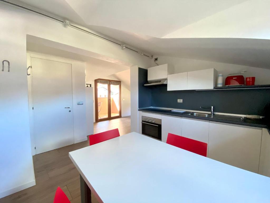 Kuchyň nebo kuchyňský kout v ubytování Vittoria Residence