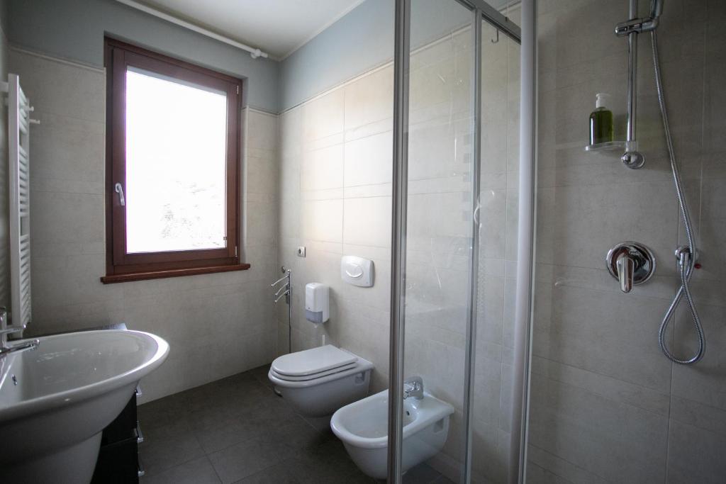 Kúpeľňa v ubytovaní Castello Lovere appartamenti