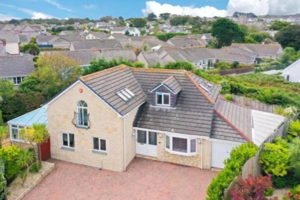 an aerial view of a house at Sea La Vie in Carbis Bay