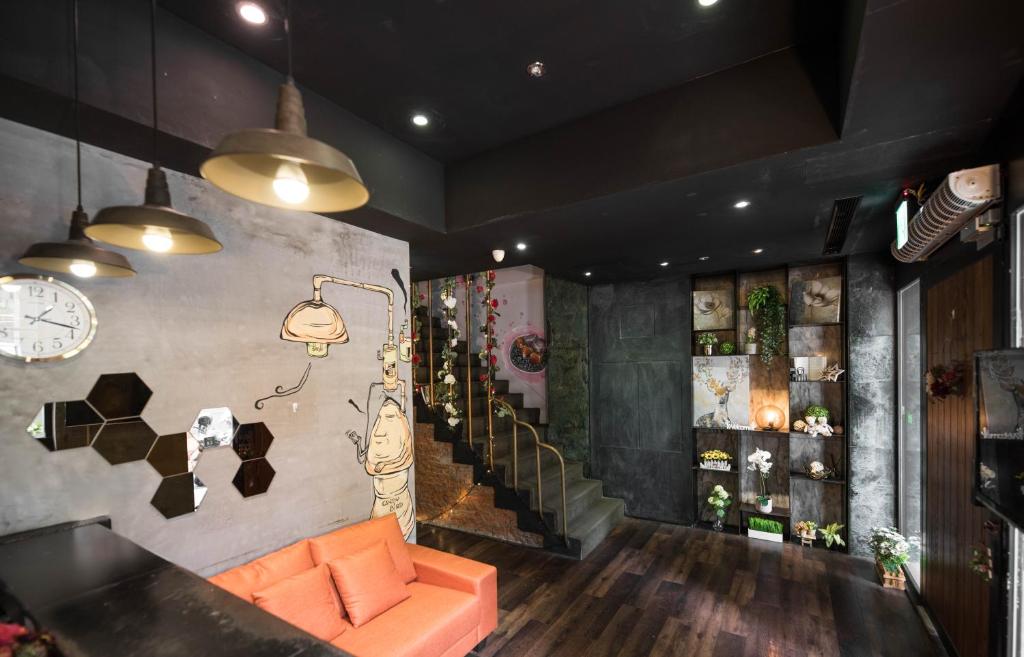 Ruang duduk di 在家行旅 中山館