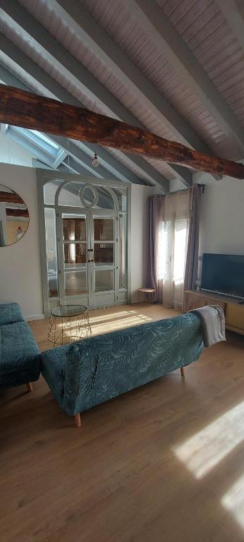 Postel nebo postele na pokoji v ubytování LA CASITA