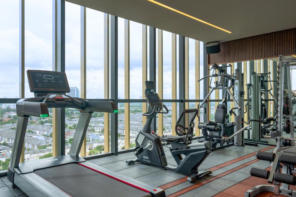 Fitness centrum a/nebo fitness zařízení v ubytování Episode Gading Serpong