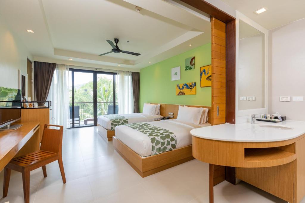 Posezení v ubytování Holiday Ao Nang Beach Resort, Krabi