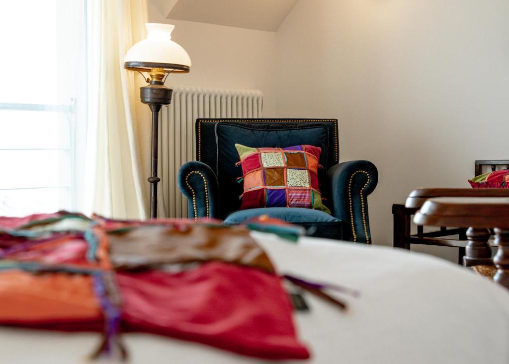 Posezení v ubytování Ma Ripoz B&B - Suite vue mer