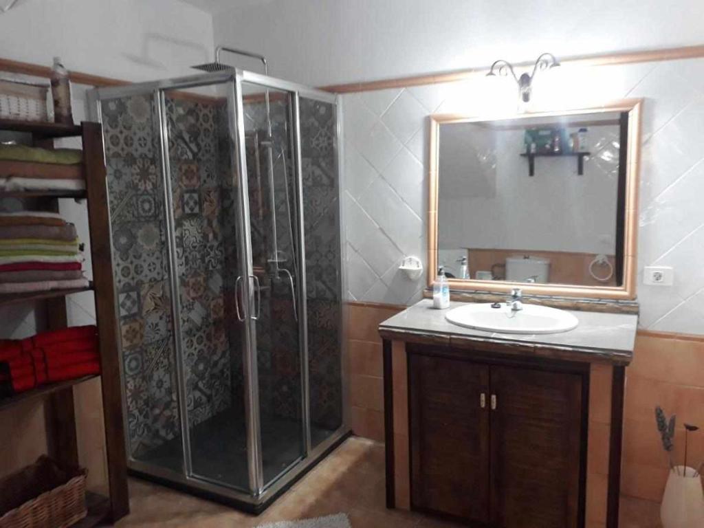 Koupelna v ubytování Vivienda Vacacional Finca Jorsam con Piscina