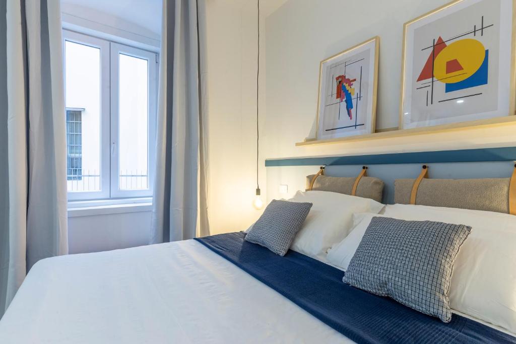 Krevet ili kreveti u jedinici u okviru objekta Cool and stylish city apartment - WiFi