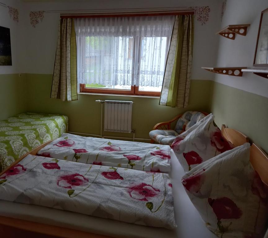 Postel nebo postele na pokoji v ubytování Gross Lettenwag