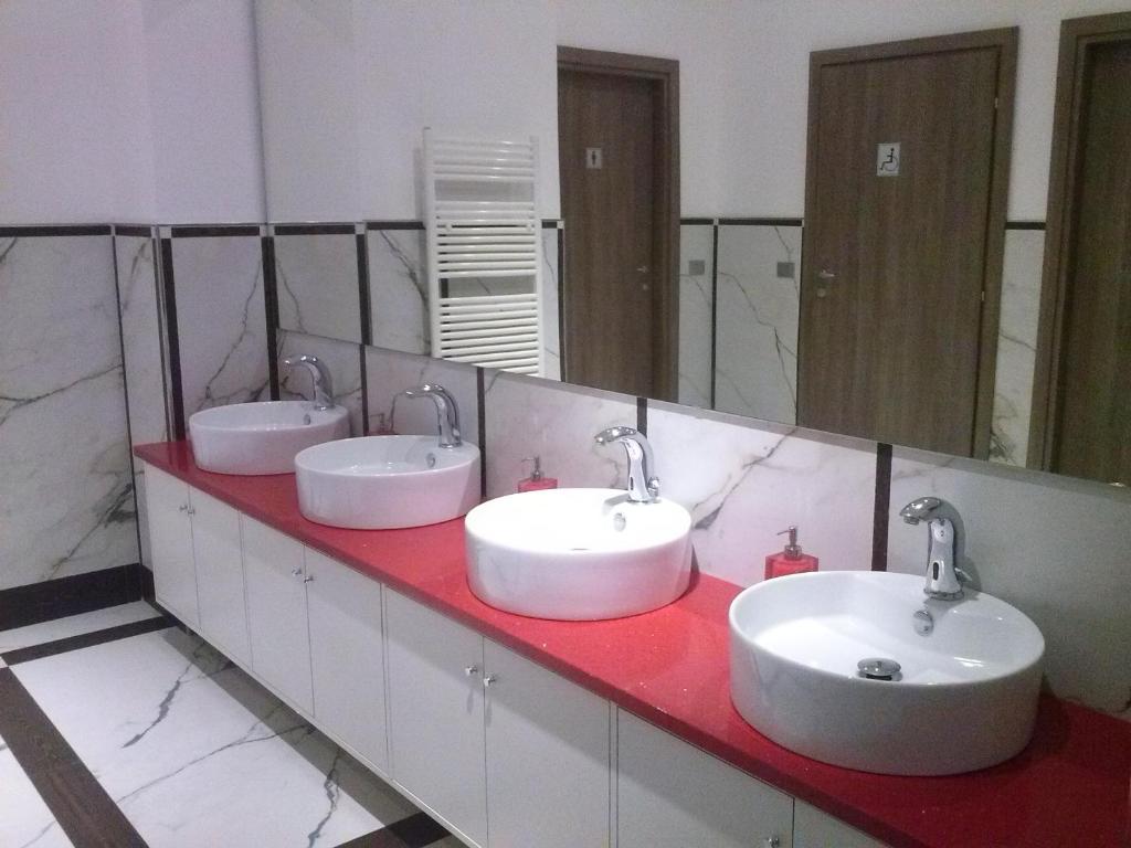 Koupelna v ubytování Igiban Hotel