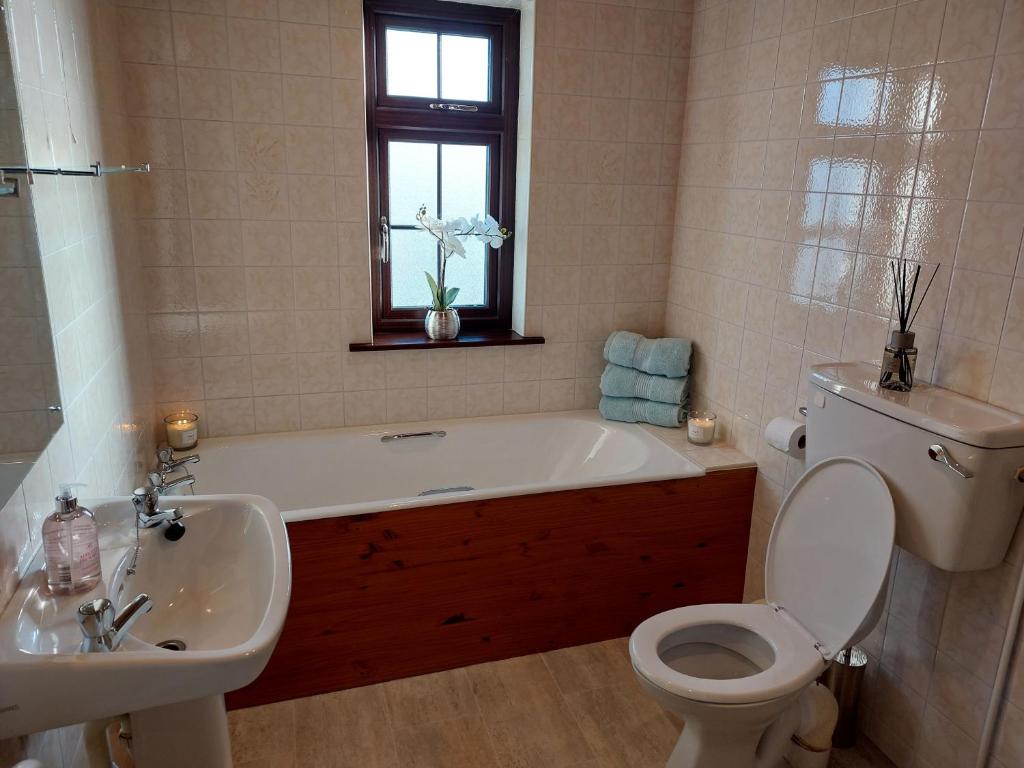 Koupelna v ubytování Sea View Cottage, Errislannan