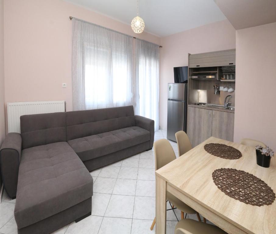 Kuchyň nebo kuchyňský kout v ubytování R&K Suites