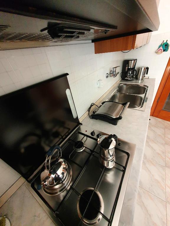Kuchyň nebo kuchyňský kout v ubytování Lux D'Or Apartment