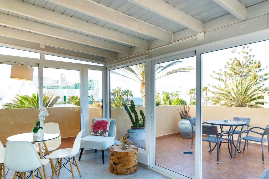 A balcony or terrace at Attico Estrella